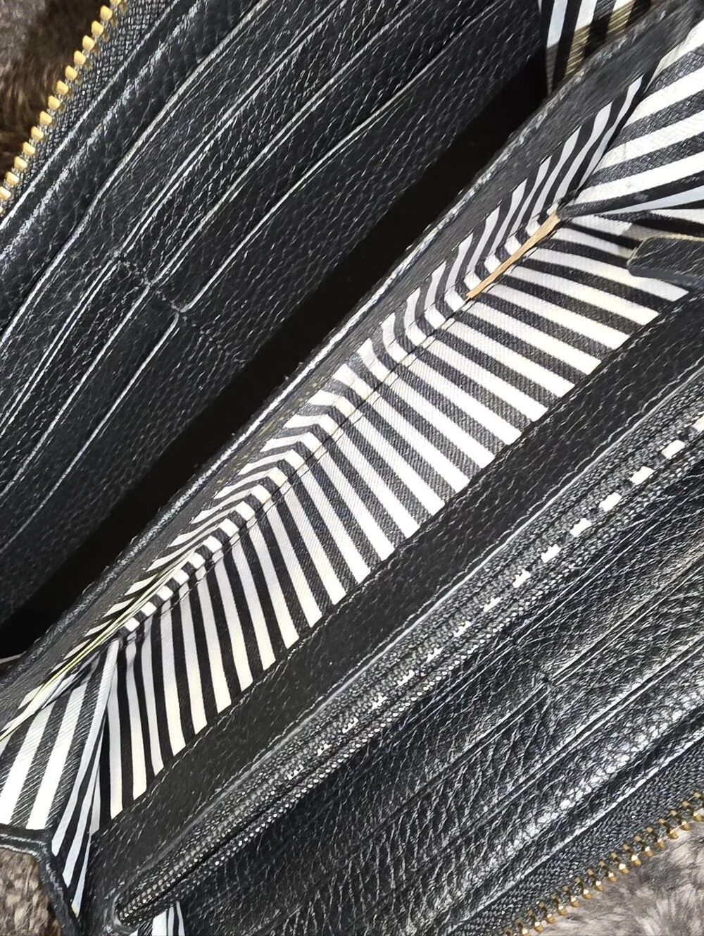 Kate Spade Black Tassel Leather Wallet